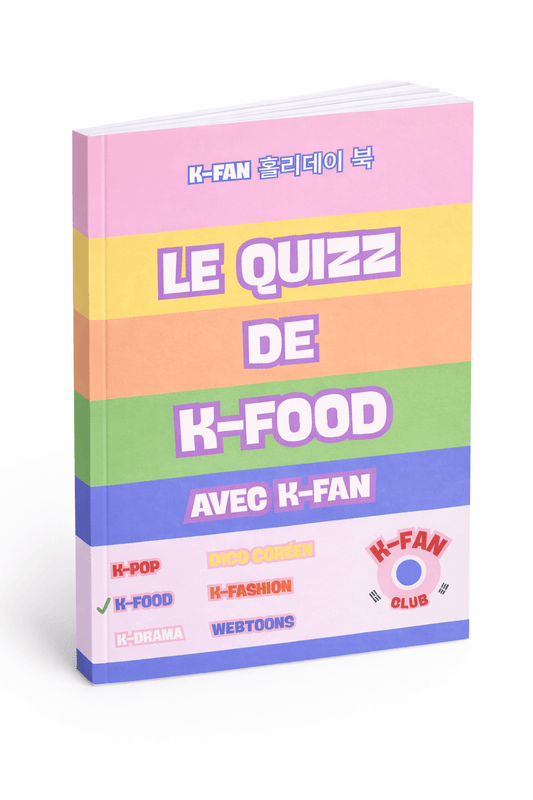 Le Quiz K - FOOD avec K - FAN imprimable - Pour tester ses amis et sa famille sur la Kfood - Kfanclub